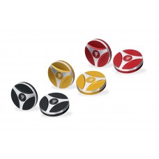 CNC Racing Fork Leg Plug Cap Set for the Ducati Diavel V4